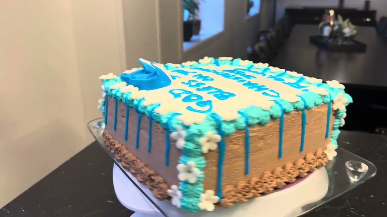 BABY DEDICATION CAKE FOR BABY CHRISTENING 