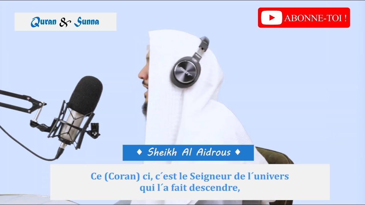 « N´est-ce pas pour eux un signe... ? » - Sheikh Youssouf Al Aidrous