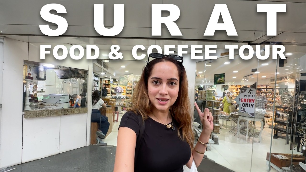 Surat Street Food Tour | Must-Try Local Food & Coffee Spots ☕🍽️