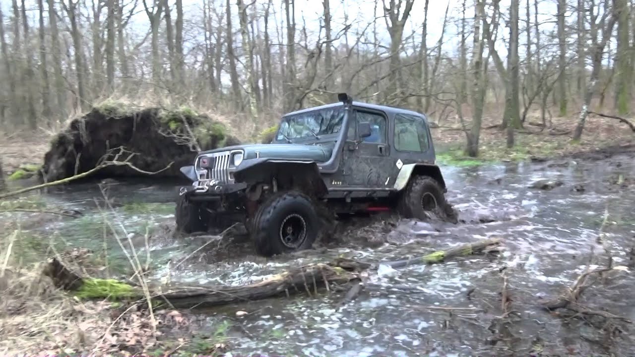 Jeep Wrangler YJ Grim Reaper 4X4 off road full power by Lukask part 2 like it !