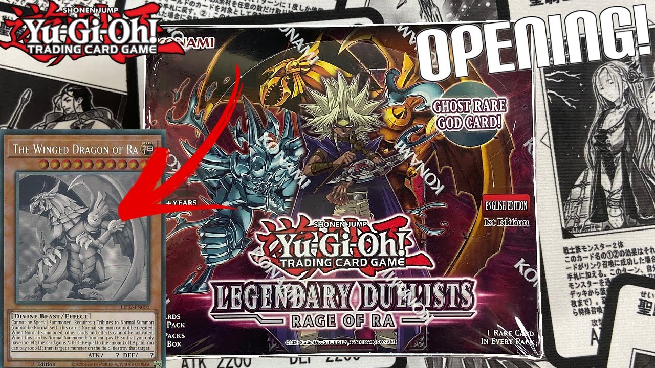 Возвращение редких призраков! Легендарные дуэлянты Yu-Gi-Oh! Открытие Rage of Ra