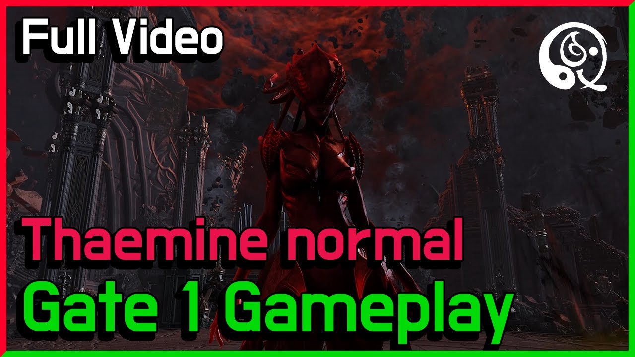 Lostark Thaemine normal gate 1 Artist gameplay