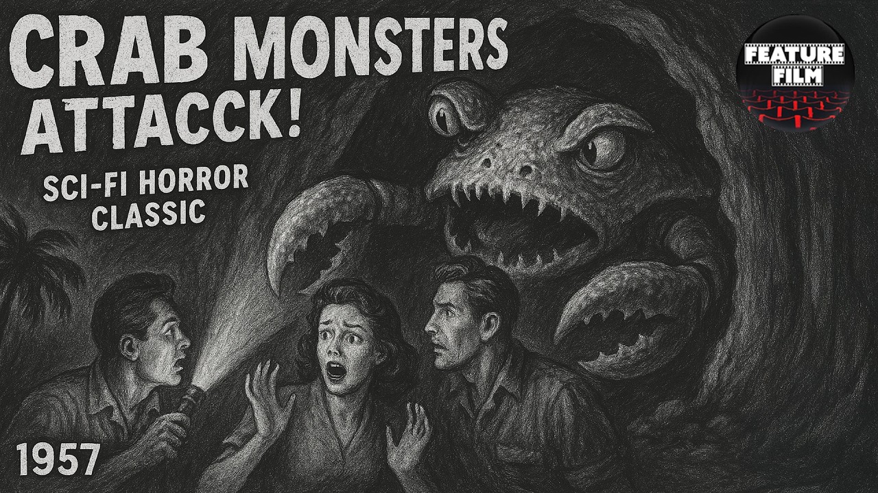 Attack of the Crab Monsters (1957) – Full Movie | Roger Corman | Classic Sci-Fi Horror