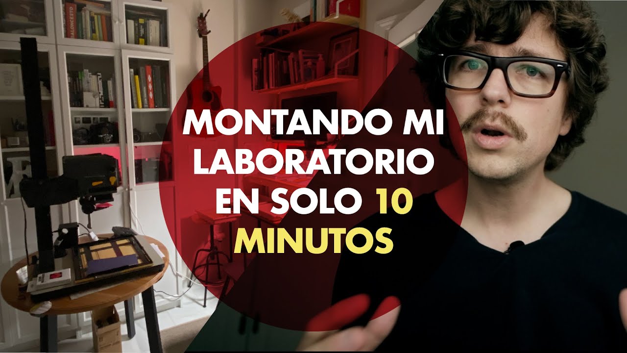 Monto un laboratorio fotográfico en el salón de mi casa en solo 10 minutos!