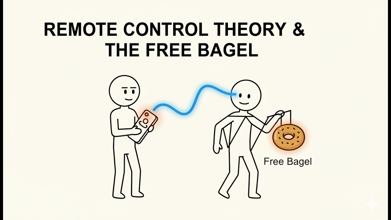 Remote Control Theory And The Free Bagel
