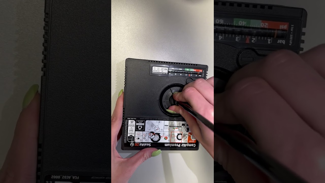 How to assemble hose to compressor