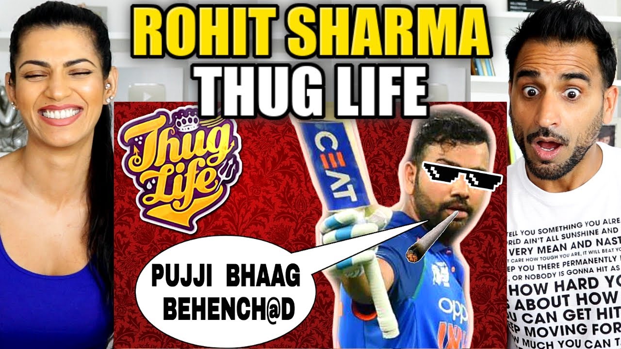 РЕАКЦИЯ РОХИТА ШАРМЫ НА THUGLIFE!! | ЖЕСТОКИЕ МОМЕНТЫ РОХИТА ШАРМЫ | СМЕШНЫЕ МОМЕНТЫ #rohitsharma