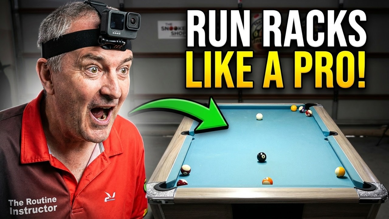 Go Pro Pov How to Run Racks like a PRO #8ballpool #shorts #billiards #cuesports
