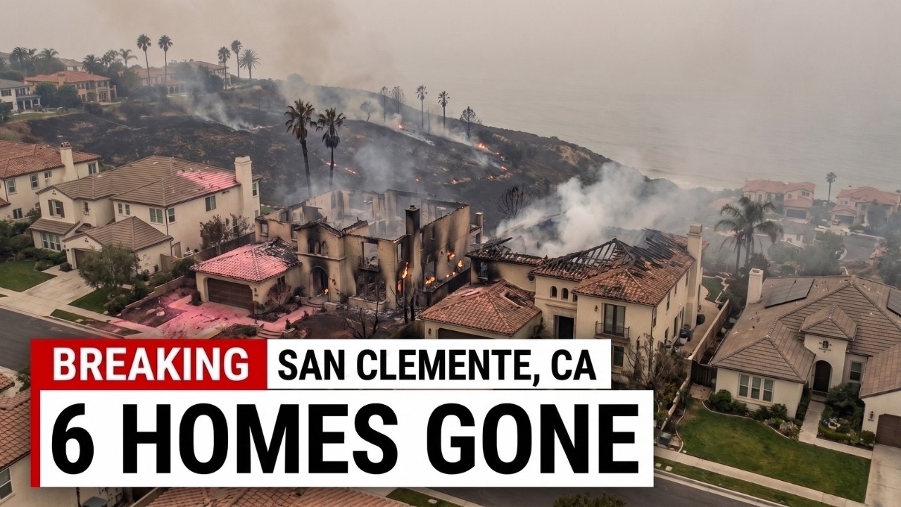 San Clemente&rsquo;s $4M Hillside Mansions Are Burning &mdash; And California Can&rsquo;t Stop It