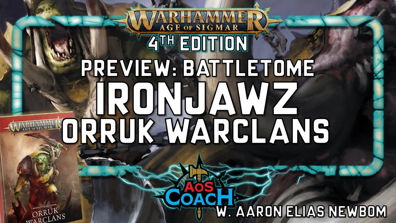 Ironjawz Orruk Warclans Battletome Preview | AoS 4e