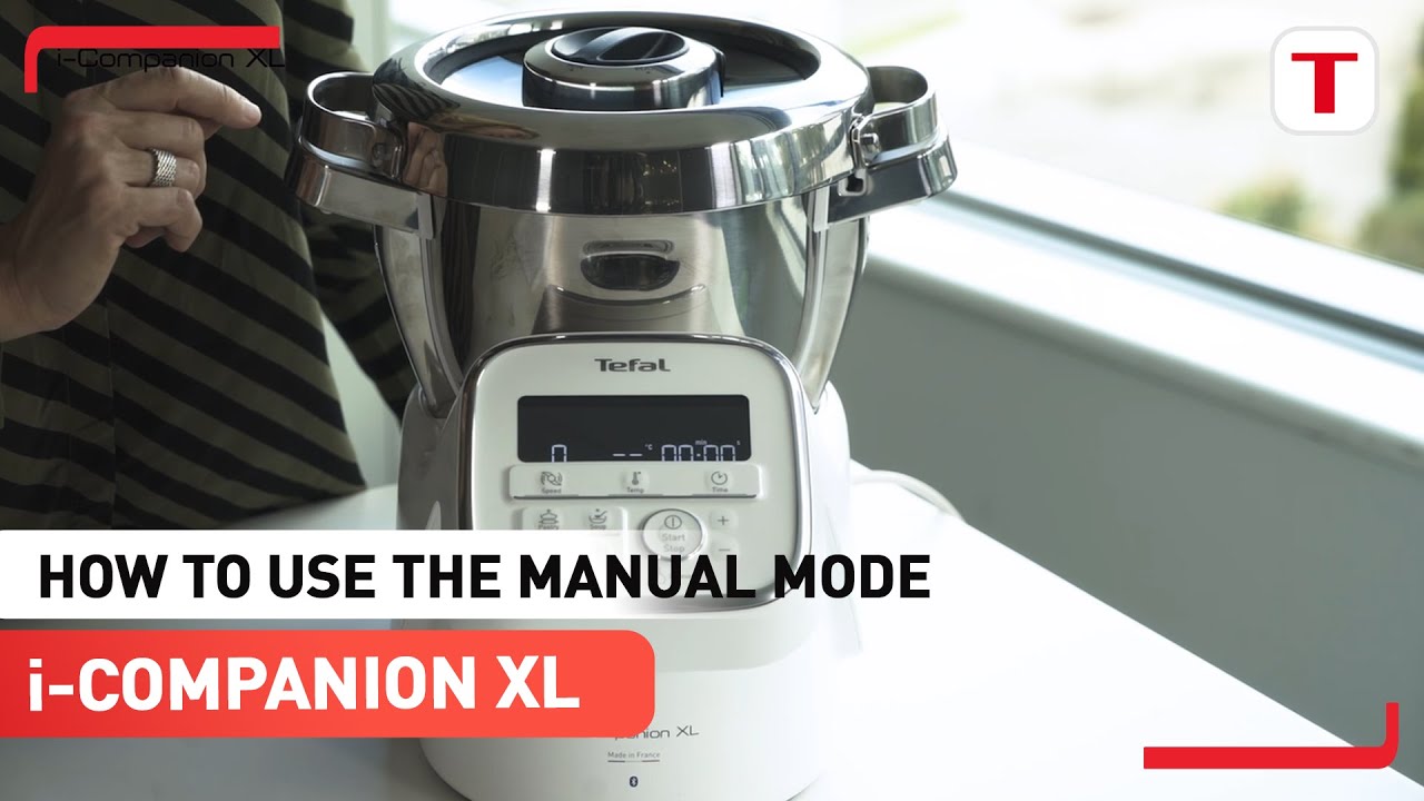 How does the manual mode work? | i-Companion XL Cooking Food Processor