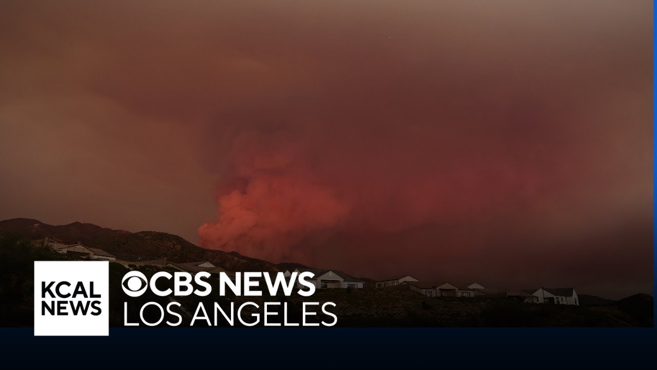 Officials provide new information on Airport Fire, now burning well into Riverside County