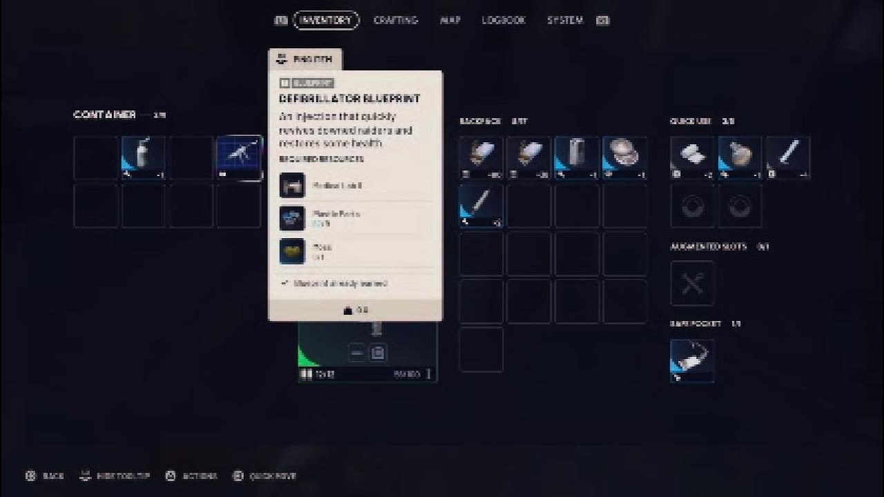 Defibrillator (blueprint) random drop location | ARC Raiders. #ArcRaiders #PS5
