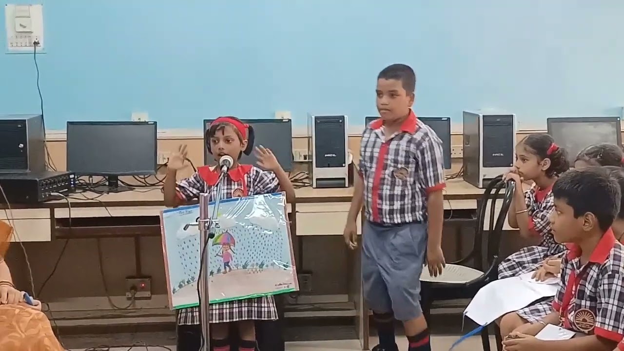Poetry recitation competition in KV AMC shift-1 Lucknow