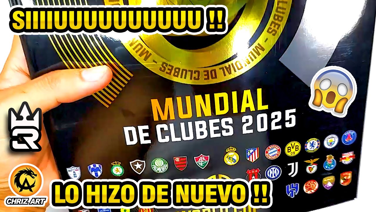 🔥 SALE PAQUETÓN! 💥 MUNDlAL CLUBES 2025 3 REYES CLUB W0RLD CUP ÁLBUM Y FIGURITAS | CHRIZ ART