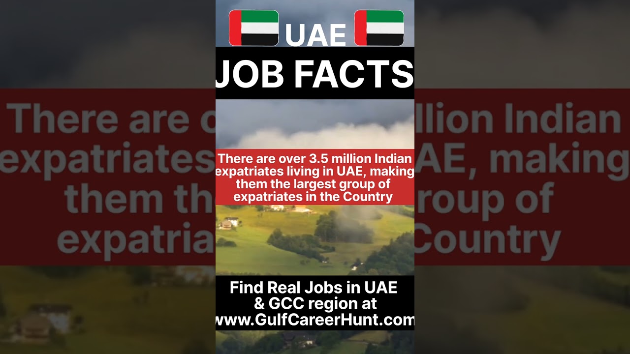 There are over 3.5 million Indian expatriates living in the UAE, making them the largest group