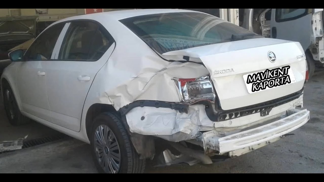 Skoda OCTAVİA Kazalı Sol Arka Çamurluk Değişimİ [MaviKent Oto Kaporta]