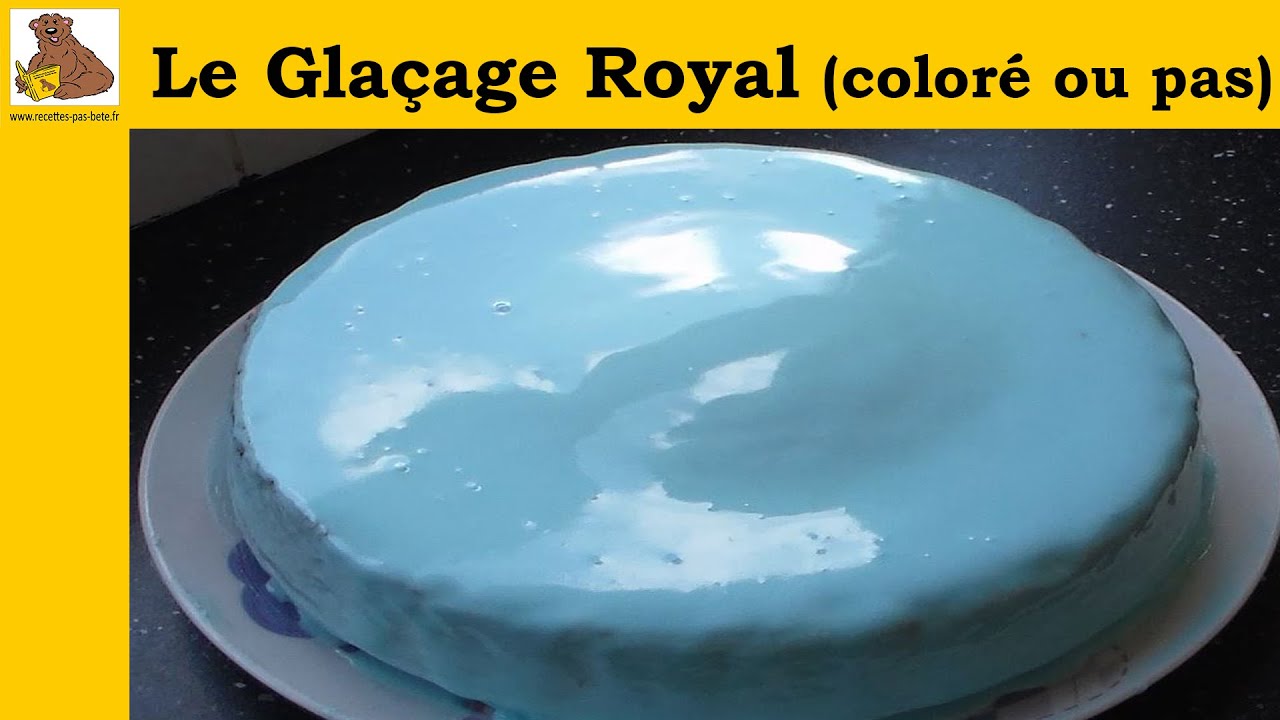 Le glaçage royal (coloré ou pas) (recette facile et rapide)