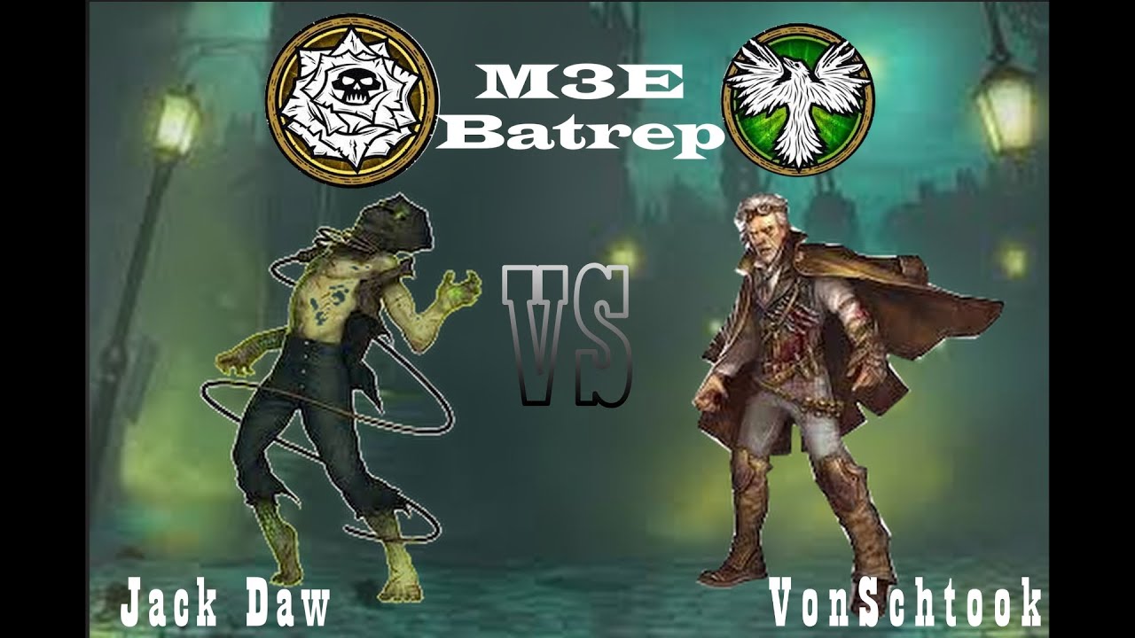 Malifaux M3E Battle Report - Gaining Grounds 2 - Jack Daw vs VonSchtook (English)
