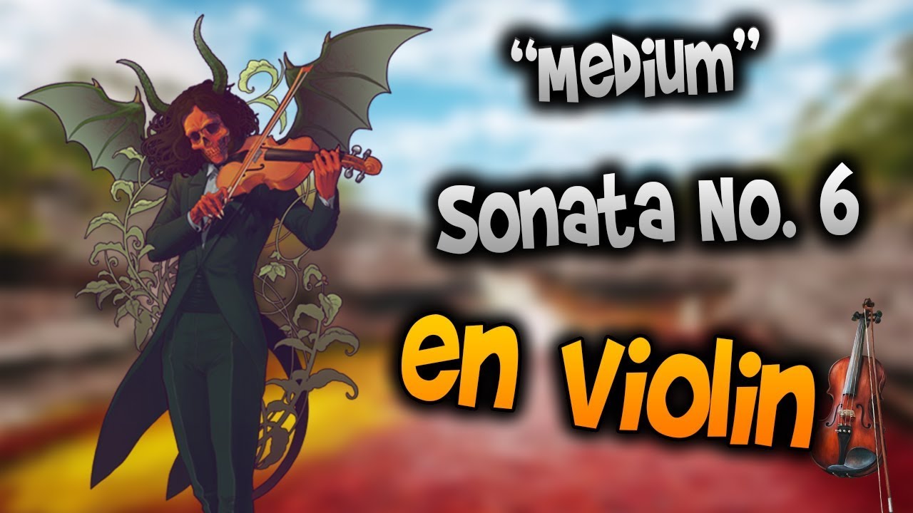 Paganini Sonata No.6 en Violín|How to Play,Tutorial,Tab,sheet music,Como Tocar|Manukesman
