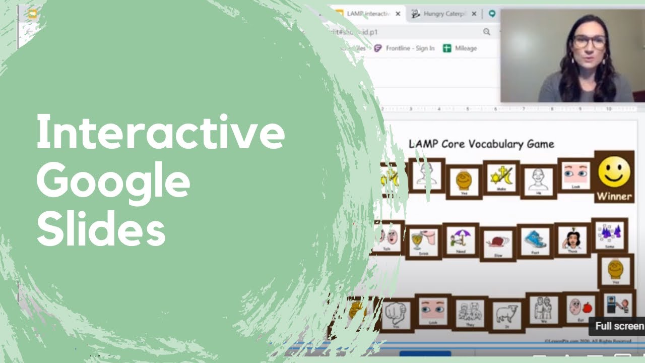 Interactive Google Slides for SLP & AAC Teletherapy
