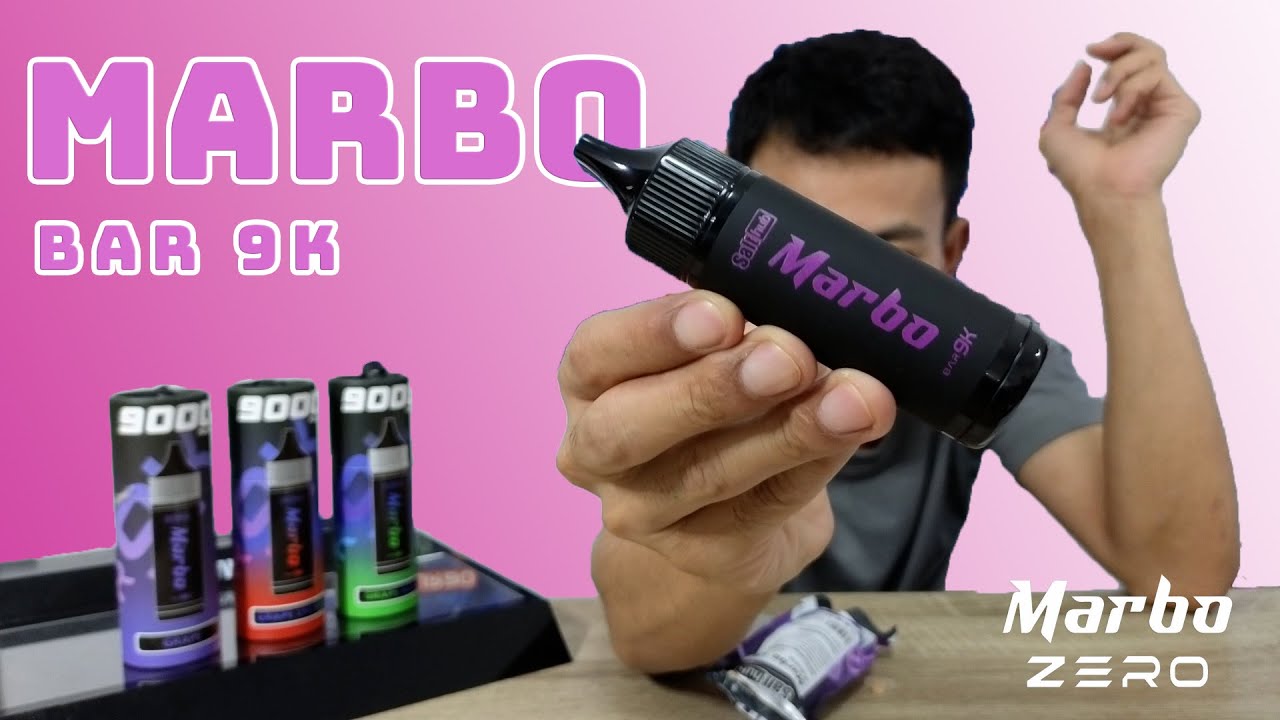 รีวิว พอตใช้แล้วทิ้ง Marbo bar 9000 กลิ่น Grape / Grape aloe / Grape lychee