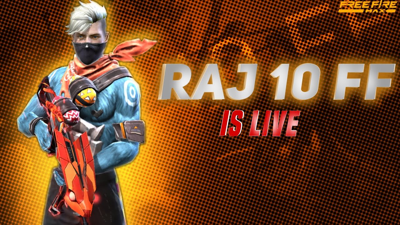 🔴LIVE FREE FIRE NEW RANK SEASON ONLY PUSH RAJ 10 FF LIVE 🔴