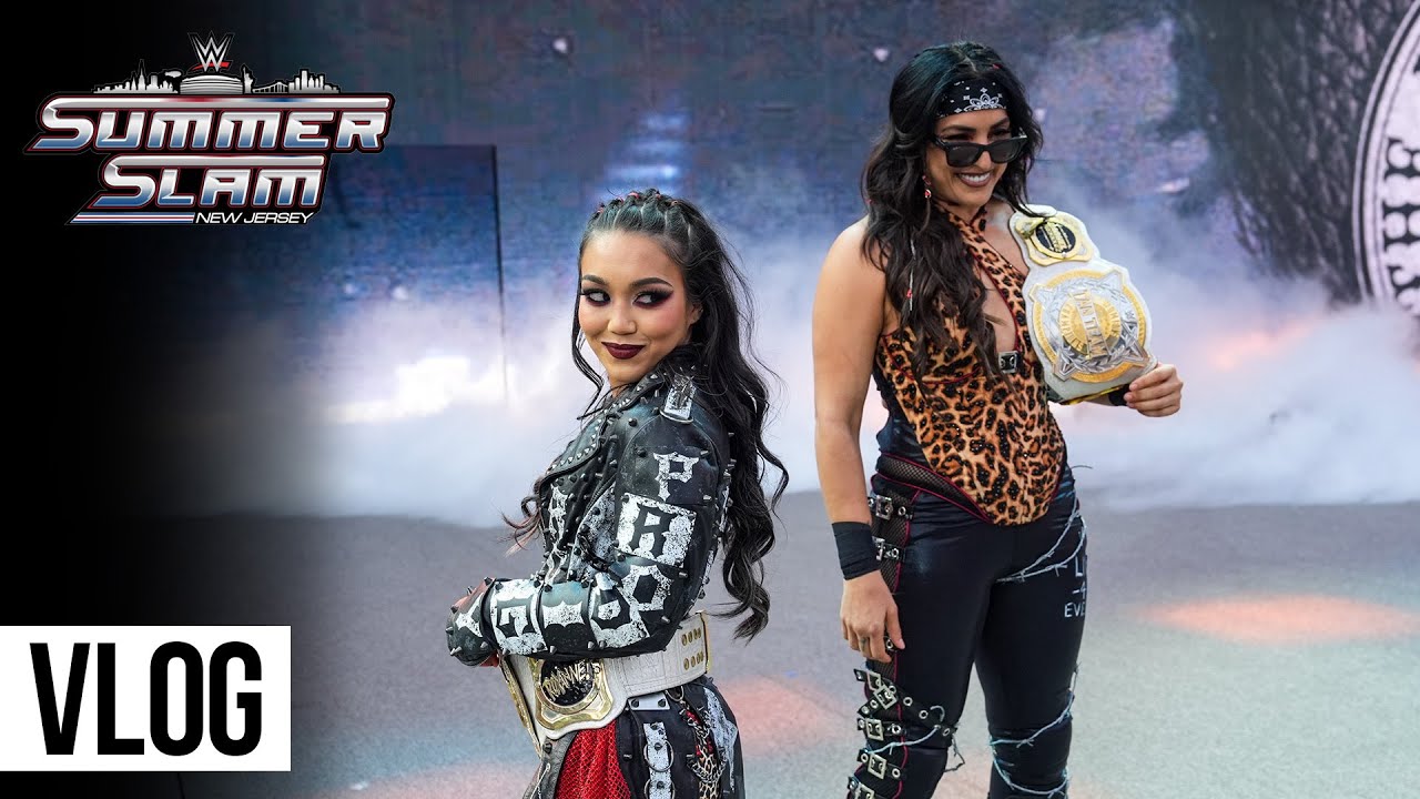 Raquel Rodriguez & Roxanne Perez defienden los Campeonatos de Parejas: SummerSlam 2025 Vlog