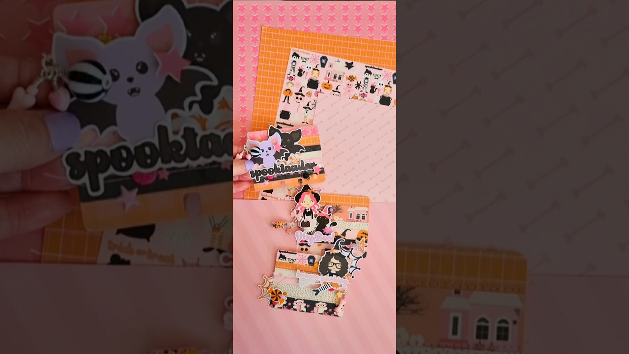 2025 World CARDmaking Day with Mem Dex Cards! @scrapdiva.29 Boo-tiful Night collection 🧡🩷 #GD #boo 🎃