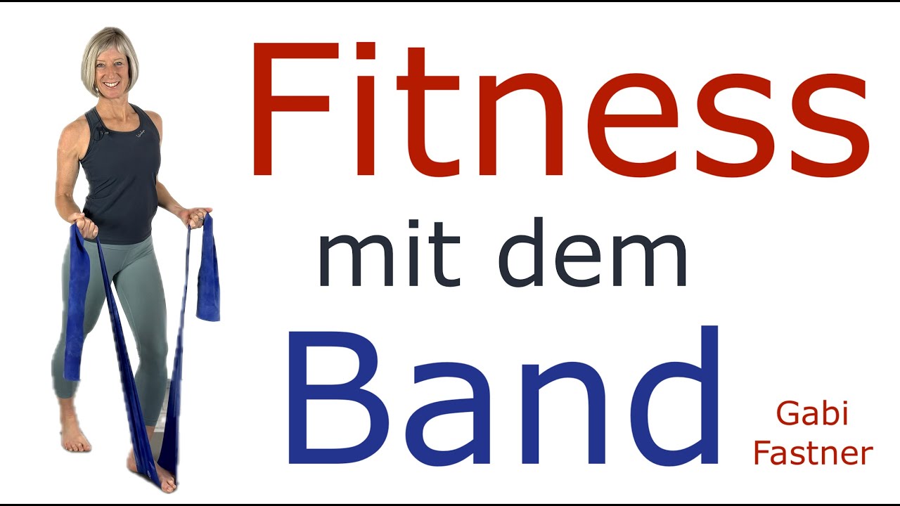 🖲️ 37 min. Fitness mit dem Gymnastik-Band, intensives Ganzkörpertraining mit elastischem Widerstand