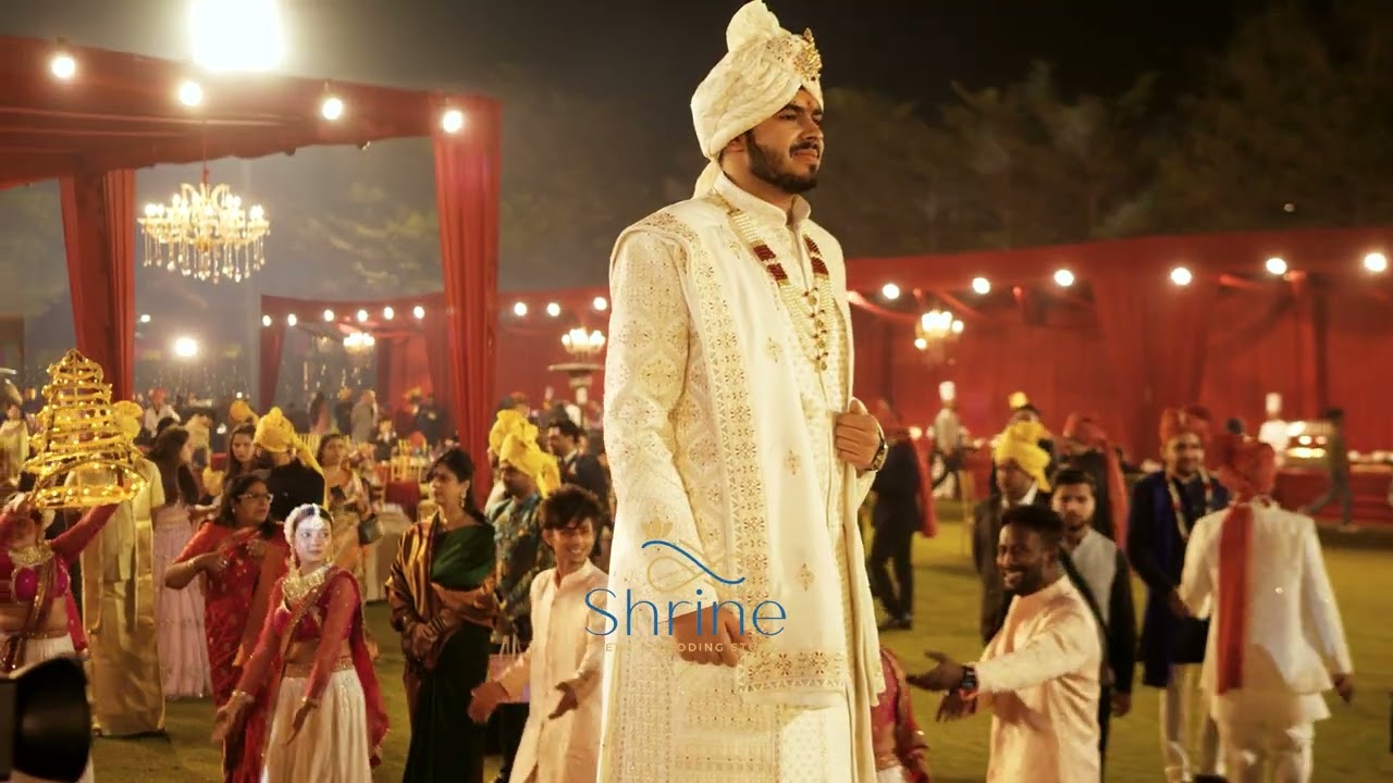 Shrine Wedding Decoration Highlights | Royal Mandap & Stage 👑