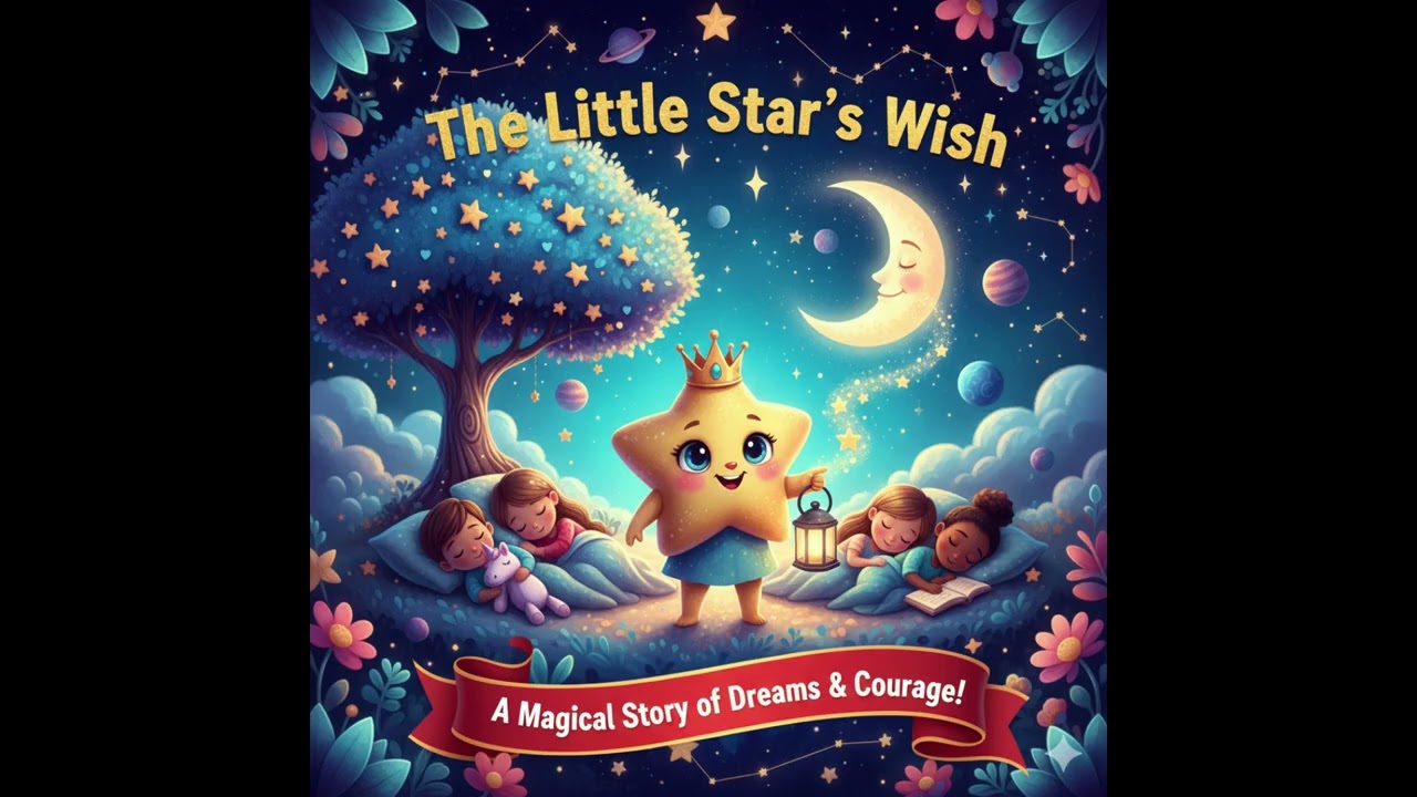 The Little Star’s Wish: A Magical Bedtime Story | Rolling Kitten TV