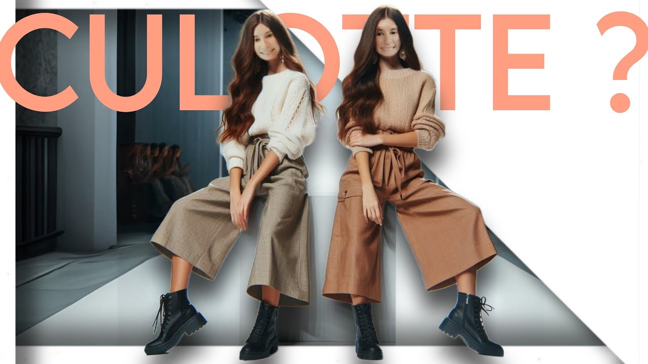 Cómo combinar pantalón culotte siendo bajita