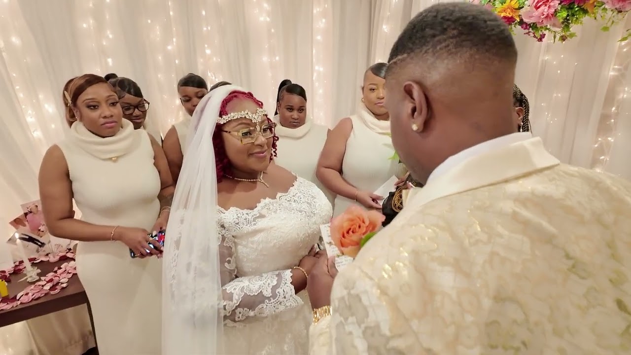 Love Chapel NYC black couple's wedding