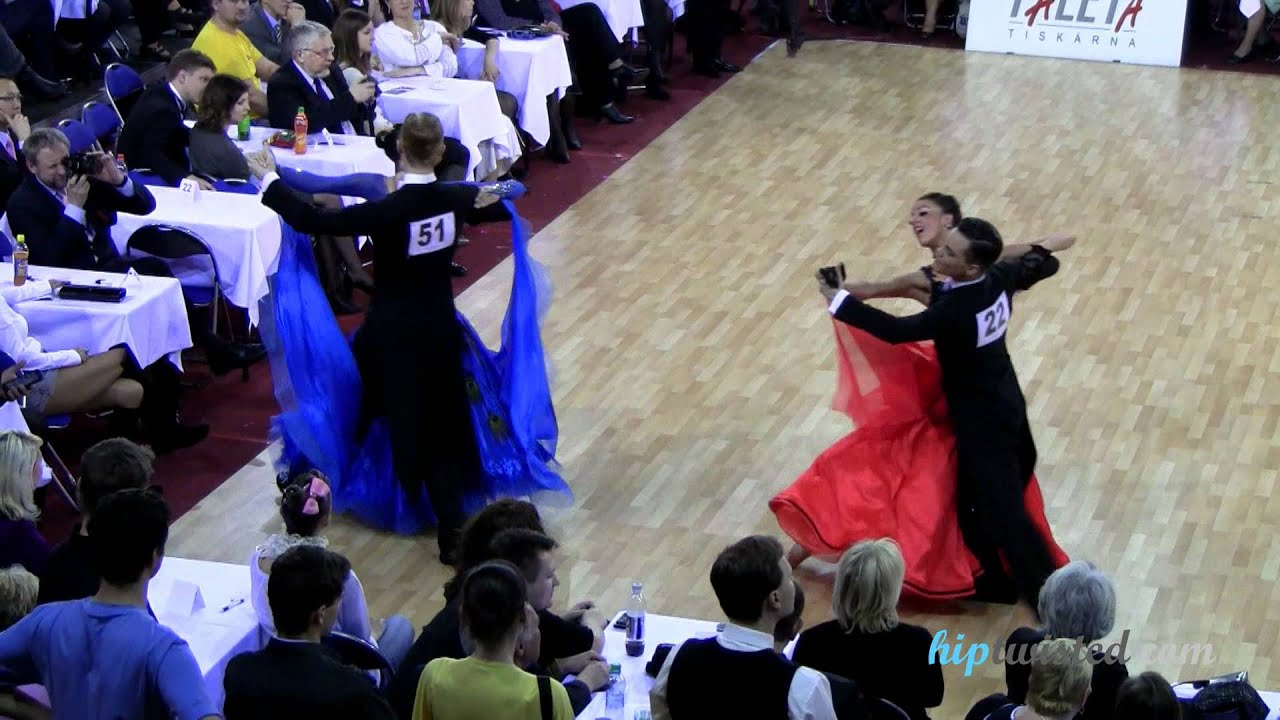 David Vejchar - Veronika Hanusova, Czech ballroom championship 2012, 3. round - slowfox MČR STT