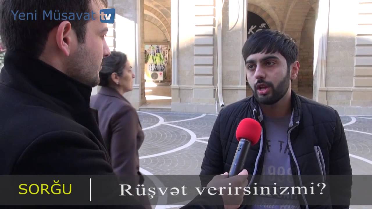 Rüşvət verirsinizmi? SORĞU