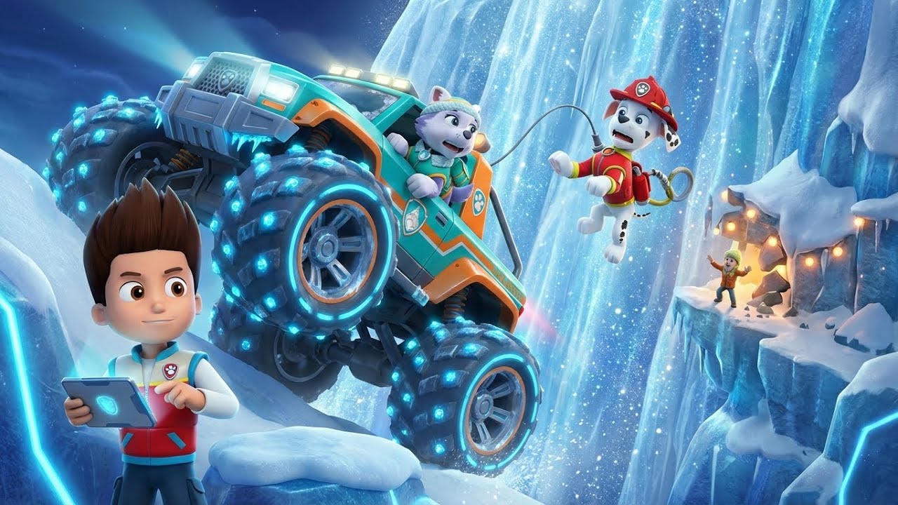 PAW Patrol: Rescue Wheels – The Frozen Waterfall Winch