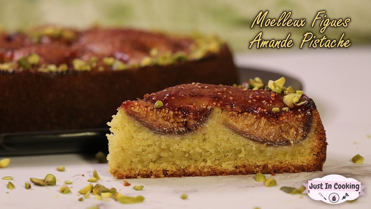 Recette de Gâteau Moelleux aux Figues, Amande et Pistache
