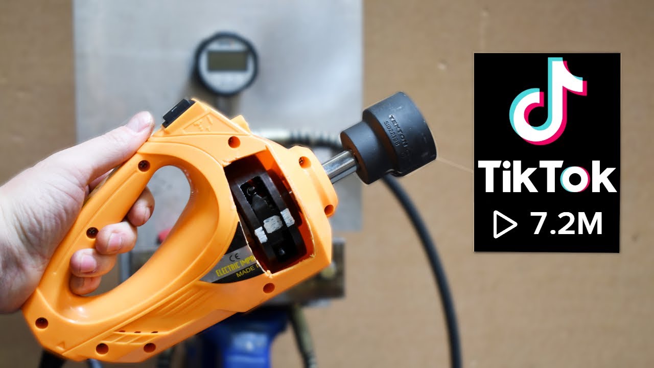 Печально известный ударный гайковерт Egg-Beater! Тестирование и замедленная съемка со скоростью 1...