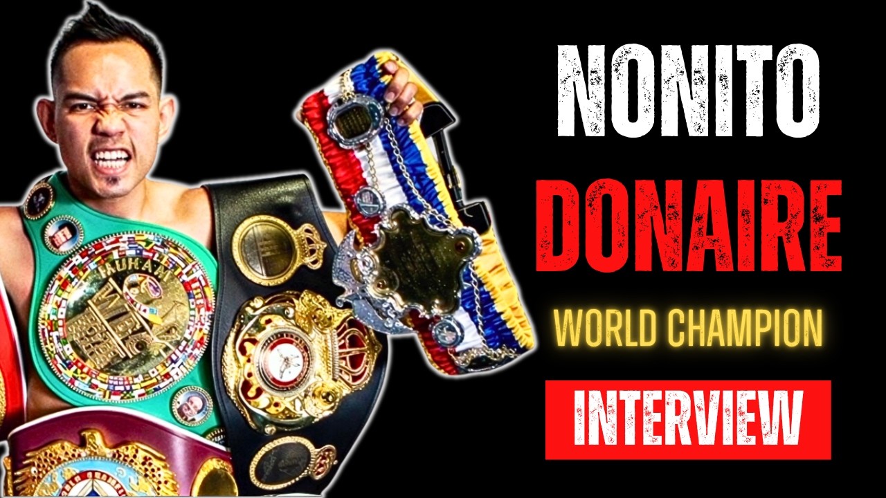 Boxing LEGEND Nonito Donaire Talks Sparring And Becoming A Champion!