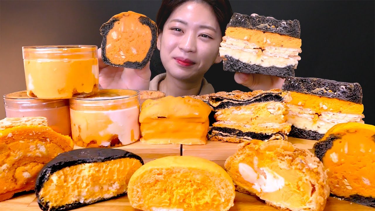 🧀Cheese Dessert😍황치즈 덕후 집합✨돌체테리아&어글리 베이커리 황치즈 디저트 먹방🧡[Dolce Teria,Ugly Bakery,Pudding,Bread] Mukbang