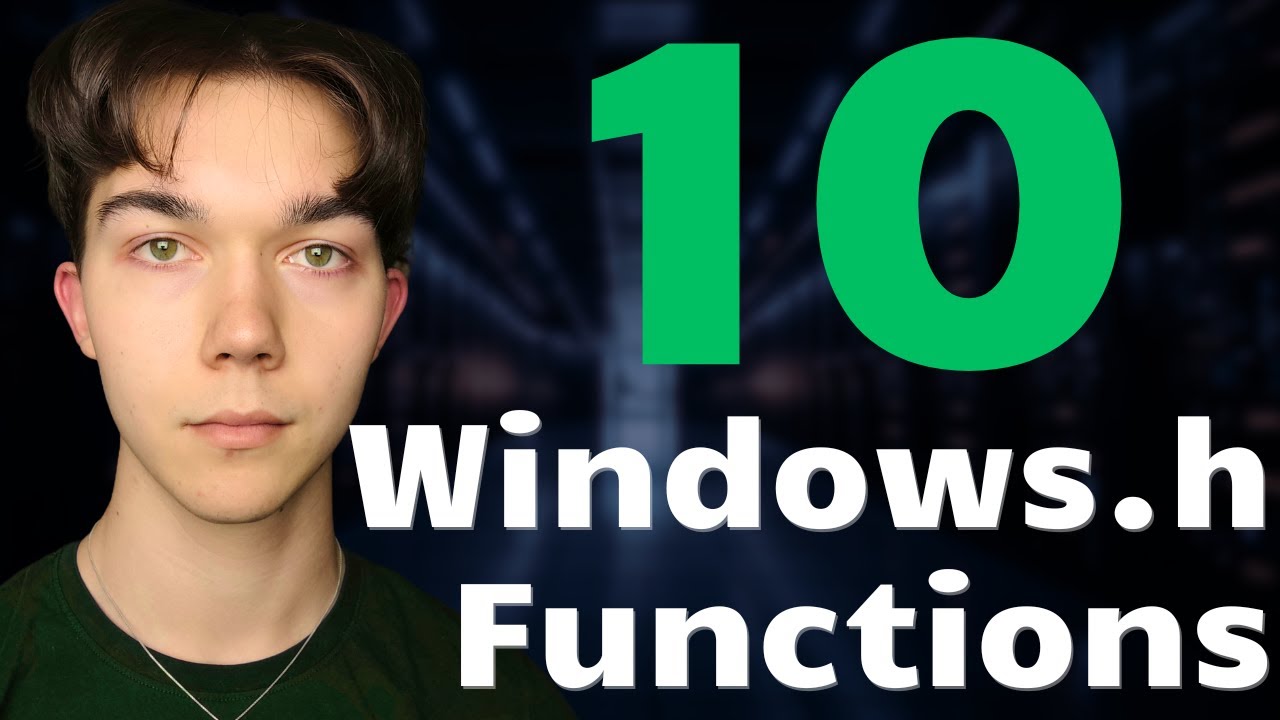 ВЫ ДОЛЖНЫ ЗНАТЬ эти функции Windows API