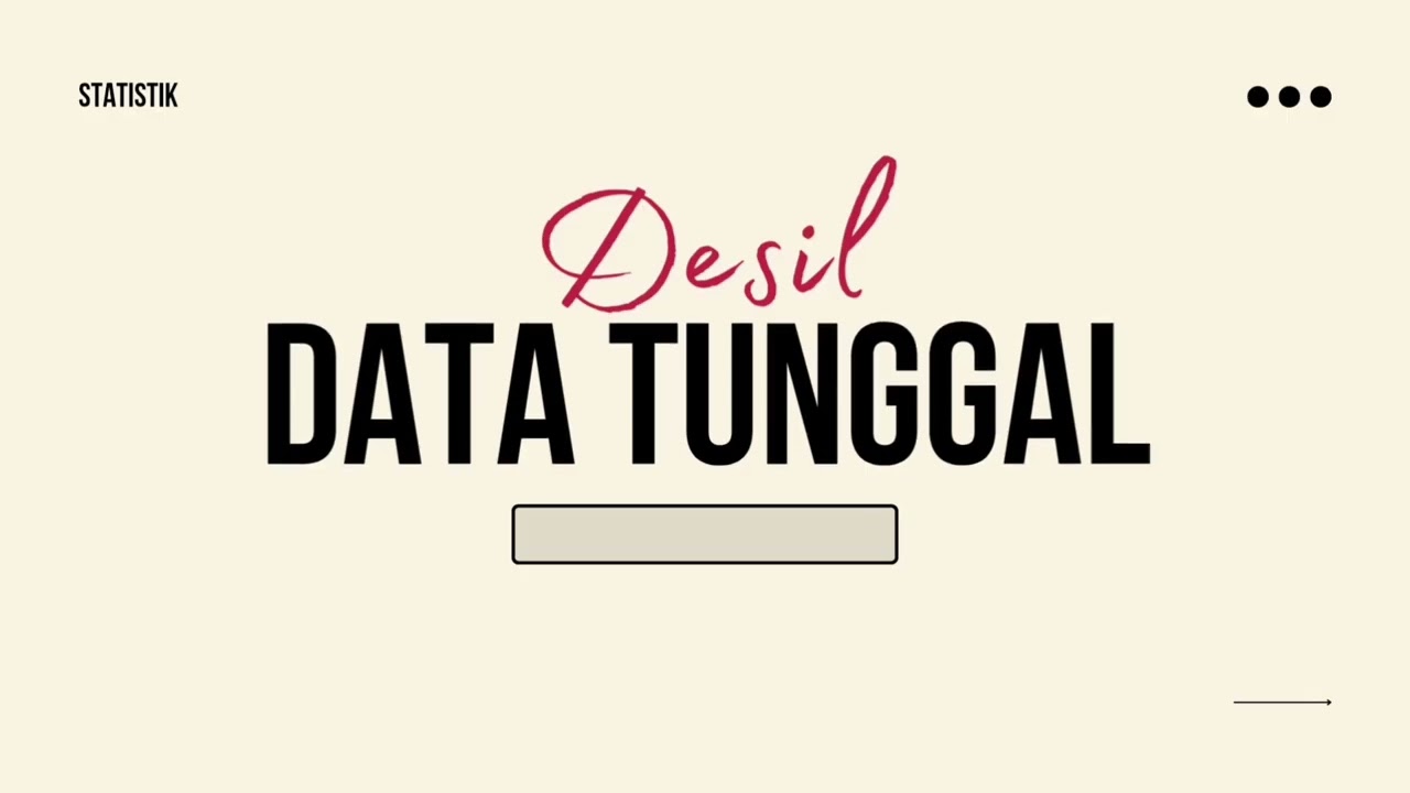 Statistik Deskriptif : Ukuran Letak Data