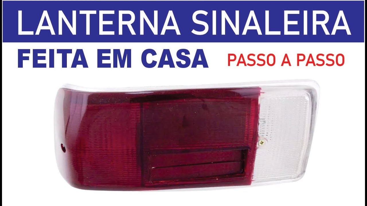 COMO DEIXAR A SINALEIRA NOVA | fabricar sinaleira em casa karmann guia tc tirar amarelado do farol