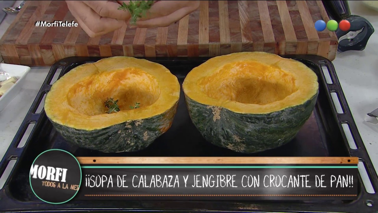 Receta: sopa de zapallo, jengibre y ajo - Morfi