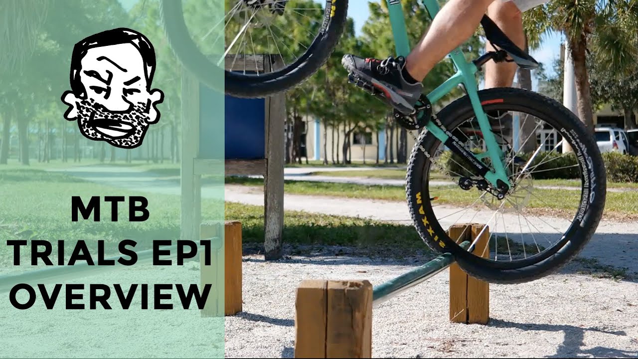 Mountain bike trials for beginners