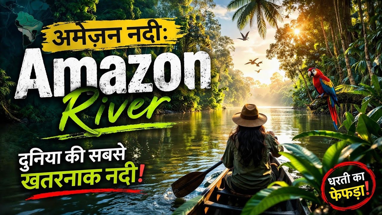 अमेज़न नदी: दुनिया की सबसे खतरनाक नदी | Hindi Facts 