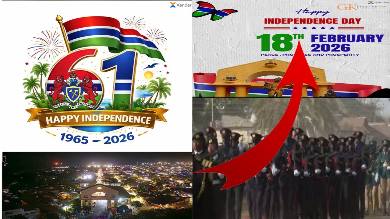 Sur de indépendance of Gambia 🇬🇲