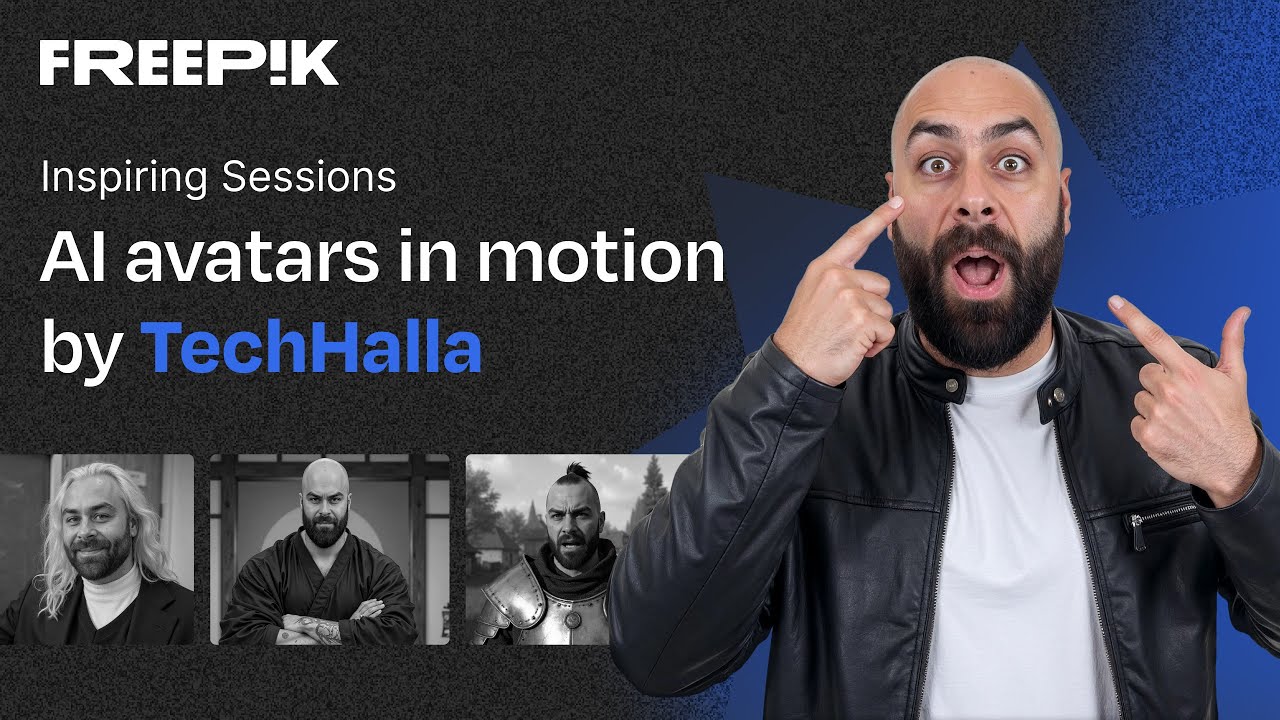How to create AI avatar animation by TechHalla | Freepik Inspiring Sessions