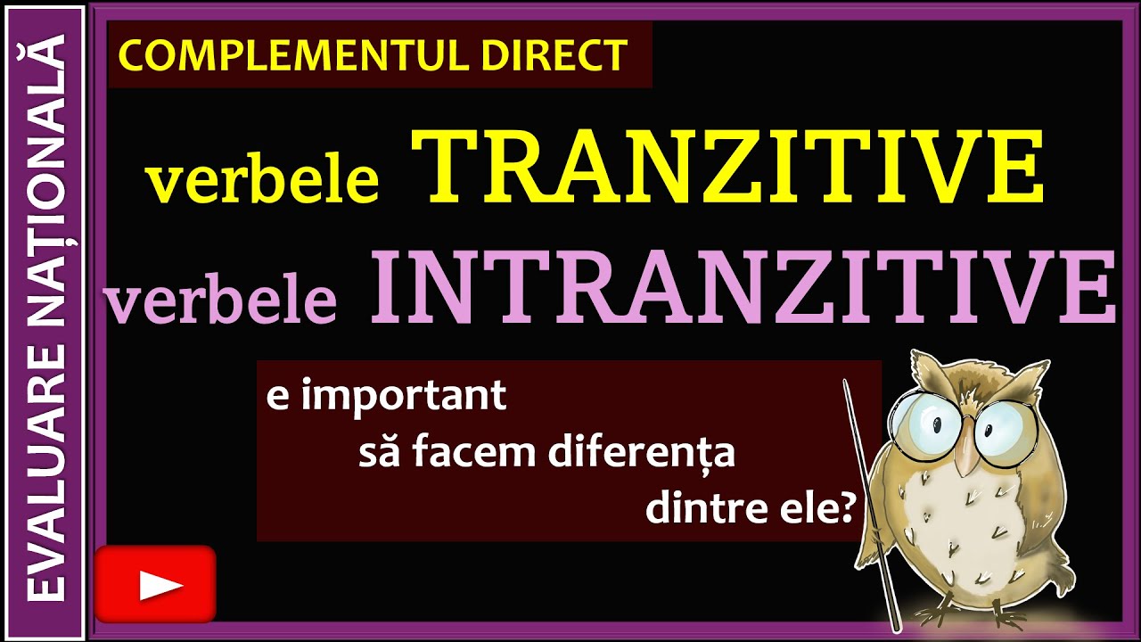 VERBELE TRANZITIVE și COMPLEMENTUL DIRECT